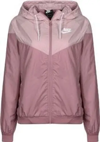 Nike pink windbreaker online