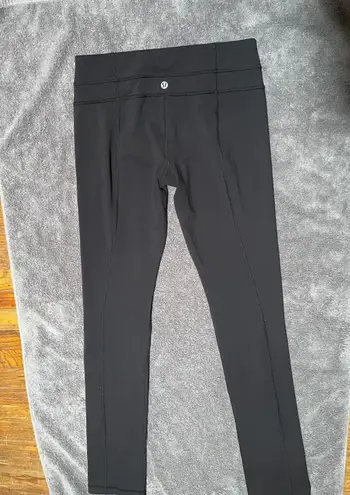 Lululemon high rise black Yoga Pant legging Tall