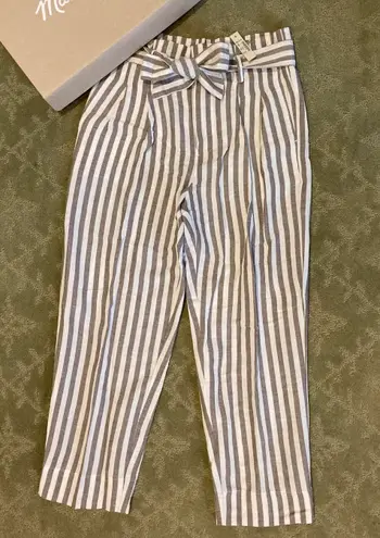 Madewell Paper bag Striped Pants