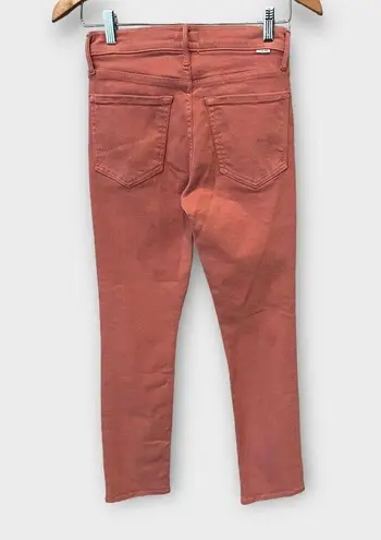 Mother Stash Mid Rise Dazzler Ankle Jean In Desert Sand Size 26