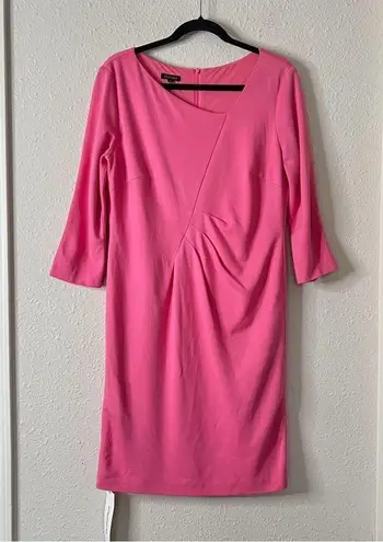 Escada Barbie Pink Sheath Dress Size 42