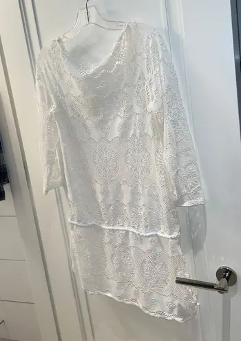 Ralph Lauren White Lacy Cover-Up