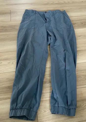 Style & Co Light Blue Elastic Cuffs Front Patch Pockets Jogger Pants Size 12 Blue - Image 1