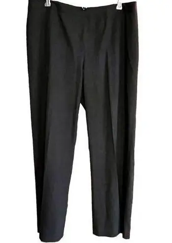 Lafayette 148 NEW YORK WOOL CHARCOAL GREY MENSWEAR DRESS PANTS SIZE 14