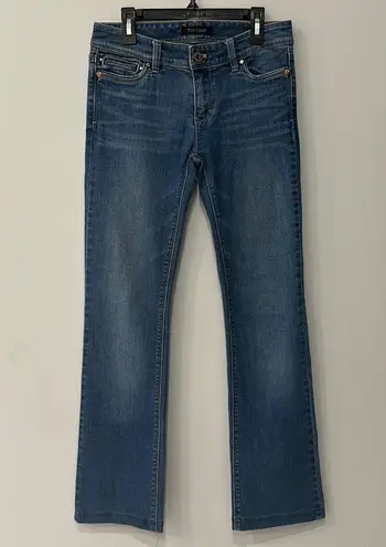 White House | Black Market WHBM Low-Rise Everyday Soft Denim Bootcut Jeans Sz 0 Regular