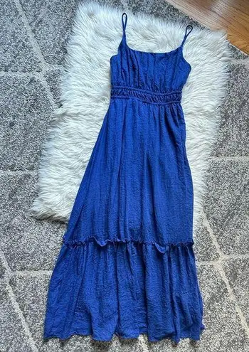 One Clothing Royal blue cami maxi dress