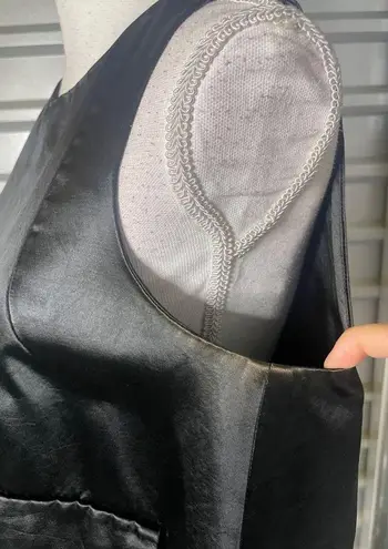 Carven Sleek Pocket Top Black Womens Size 38 US 6