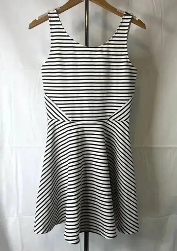 Decree Striped Dress Black and White Sleeveless Size Small