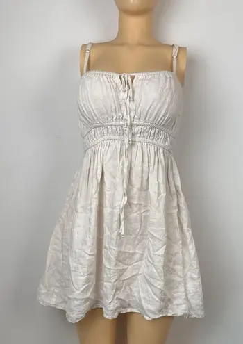 Faithfull the Brand faithfull shivka mini dress - plain egg shell sz M