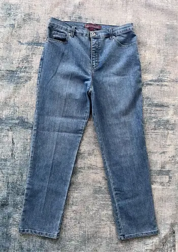 Gloria Vanderbilt Straight Leg Amanda Jeans Size 14 Petite