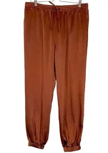 LPA Satin 2 Piece Jogger Set Size Large