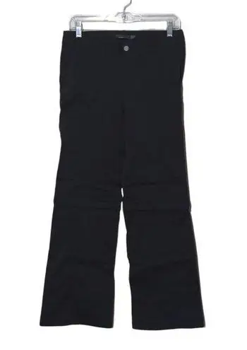 prAna  Convertible Cargo Pants Hiking Outdoors Athletic Black 6 Short Inseam