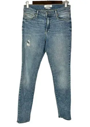 Pistola Medium Wash Distressed Acid Wash Skinny Jeans 29