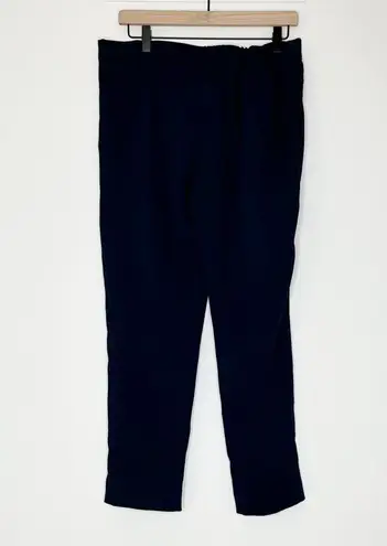 Babaton Aritzia Ankle Crop Pull On Cohen Pant Trousers Navy Blue | 6