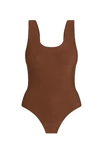 Commando  Butter Soft-Support Bodysuits BSS401 Cinnamon Brown Large NWT