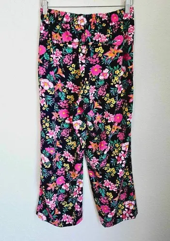 J.Crew  Wide Leg Cropped Elastic Waist Jamie Pant Size 4