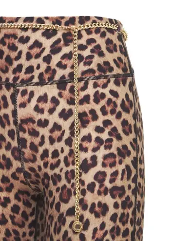 We Wore What Leopard Chain Biker Shorts