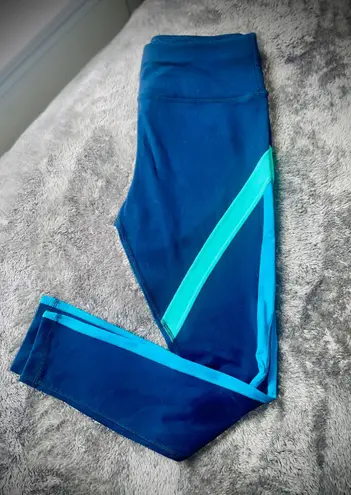 Avia Blue/Turquoise Workout Leggings Size Small