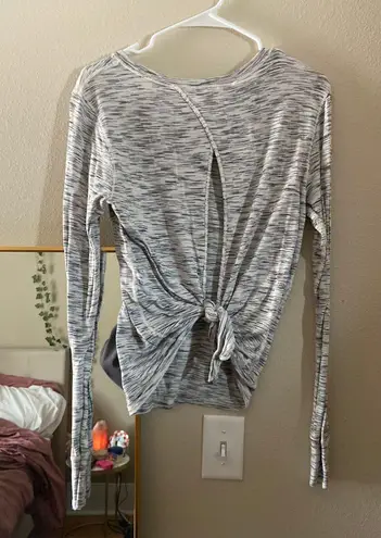 Lululemon Tie Back Long Sleeve