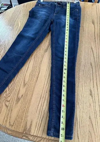 Earl Jean Womens Skinny Ankle Jeans 4 Medium Wash Denim Stretch Mid Rise Fall