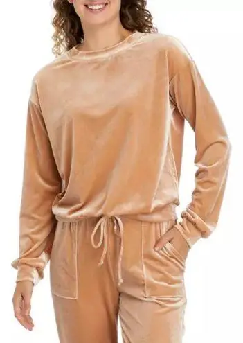 belle du jour Juniors' Pull On Flare Velour Pants