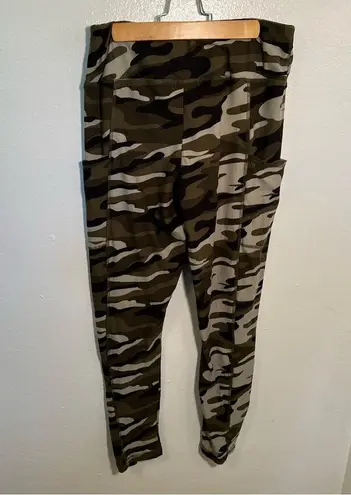 Planet Gold High Rise Pocket pull On Leggings Camo