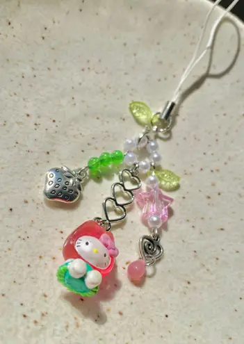 Handmade vintage y2k limited Hello Kitty reworked phone charm/bag accessory/car display🌷🩷