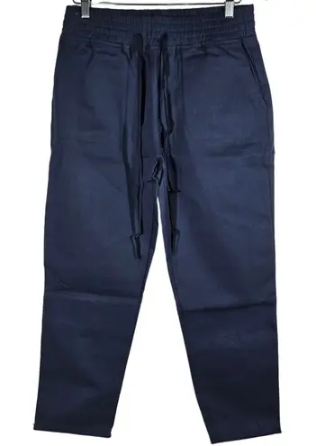 Area Stars Ali Cropped Drawstring Pants Navy S NWT Blue