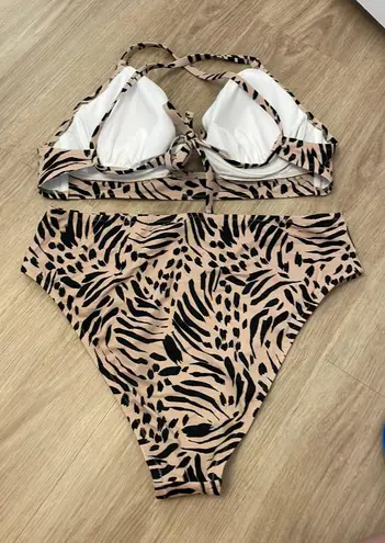 Shade & Shore  Animal Print Bikini