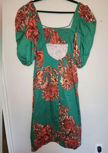 La double J Sizzler Dress Anemone Ghirlanda in Heavy Cotton Stretch Red Size L