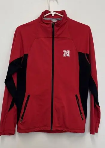 LevelWear Red Women's Nebraska Cornhusker Full Zip Athletic Fleece Jacket Size M Size M
