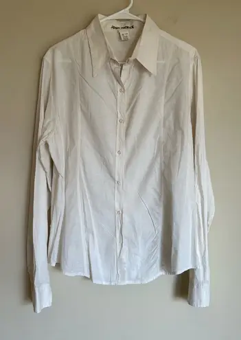 John Patrick Women's Large Button Down Off