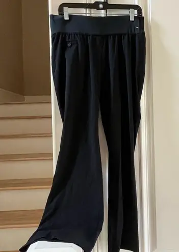 Liz Lange Maternity Lightweight Black Pants Stretchy Waist Womens 6