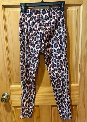 Bally Total Fitness Women's Leopard Print
Yoga Pants with Pockets Size Small Brown