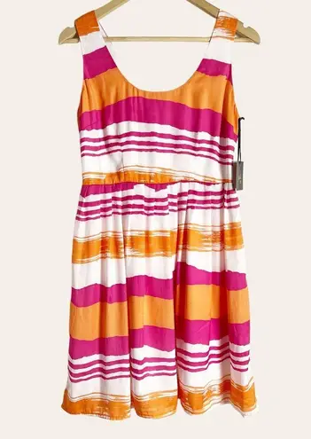 JACK by BB Dakota Jamband Wave Printed Scoop Neck Tank Mini Dress