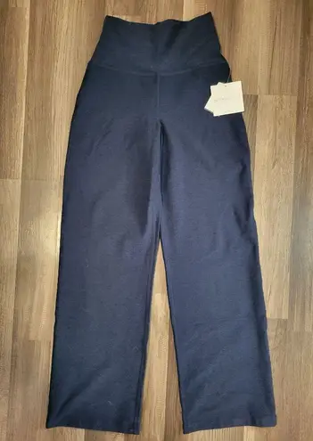 Beyond Yoga NWT Spacedye Navy Blue Flare High Rise Leggings Women Size XS
