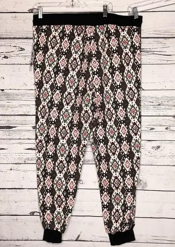 Just Be Free NWT Size 2XL Aztec Printed Knit Jogger Sweatpants Lounge Pants - Image 4