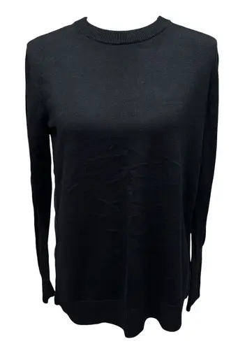 Lululemon Womens Still At Ease Pullover Sweater Black Cashmere Blend Size 8 - Image 1