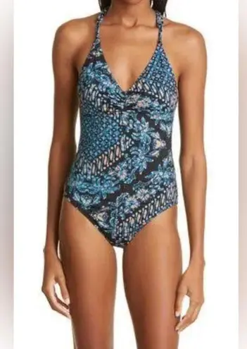 Ulla Johnson Madeira Racerback One-Piece Swimsuit in Azure, SZ Small, $350