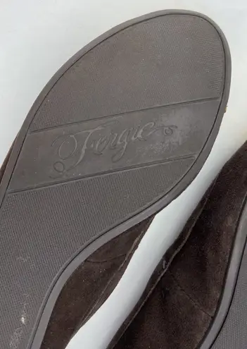 Fergalicious FERGIE “Brio Too” Brown Suede Ballet Flats