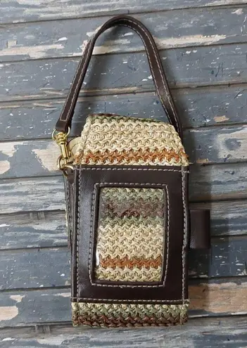 Amanda Smith Cute Woven Striped Round Handle Boho Bag with Detachable Strap