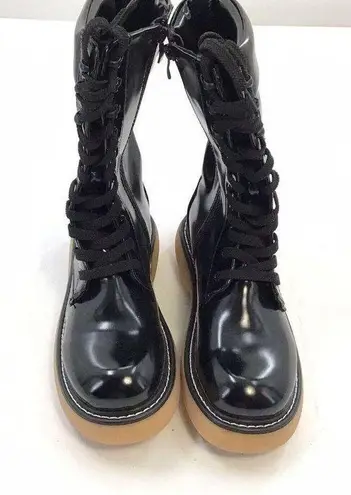 Dream Paris DREAM PAIRS Womens Platform Combat Boots, Chunky Lug Sole Lace Up Size 8.5