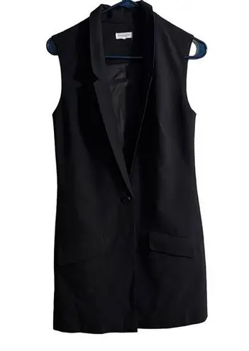 Mistress Rocks Black Structured Blazer with Classic Lapel