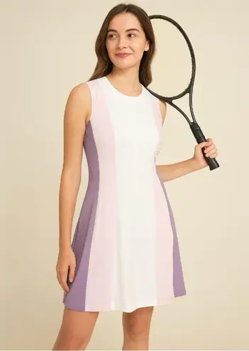 J.Lindeberg Jasmin Golf/Tennis Dress Cradle Pink Lavender White – Large