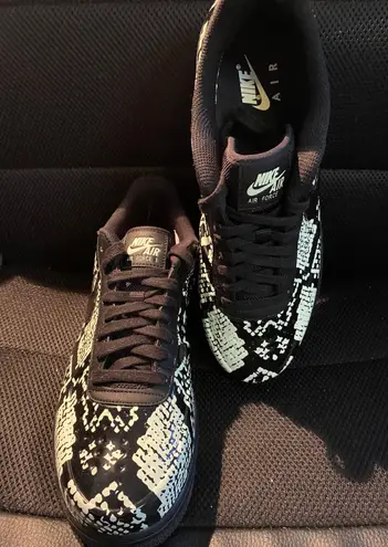 Nike Air Force 1 Foamposite Pro Cup Snakeskin Edition 132 New With Tags From Barbara