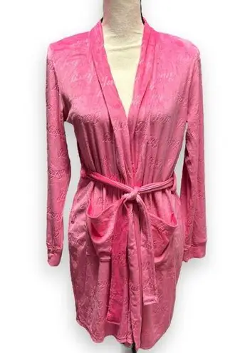 Juicy Couture  Pink Velour Robe