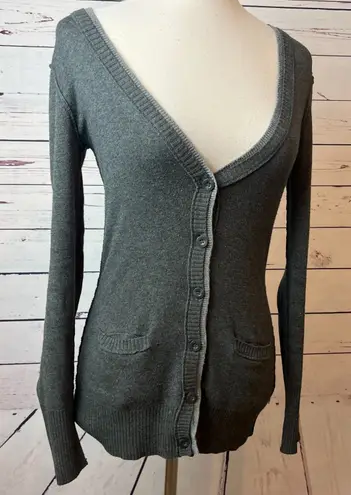 Aeropostale Cardigan knit sweater size Small Y2K 80s 90s Varsity Button Front