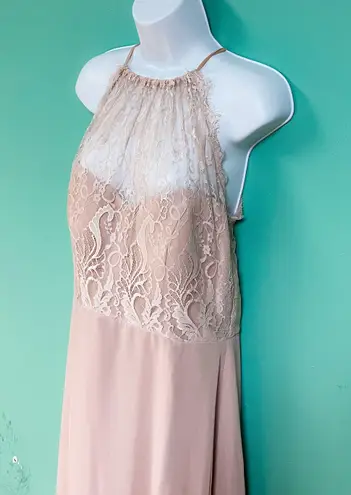 Hayley Paige Occasions Dusty Rose Bridesmaid Dress