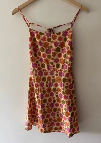 NEW!! VRG GRL Vrg Her Magic Tie Back Mini Dress