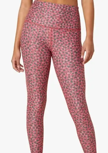 Beyond Yoga NEW Caught In The Midi High-Waisted Leggings Heart Print Size XS - Image 1
